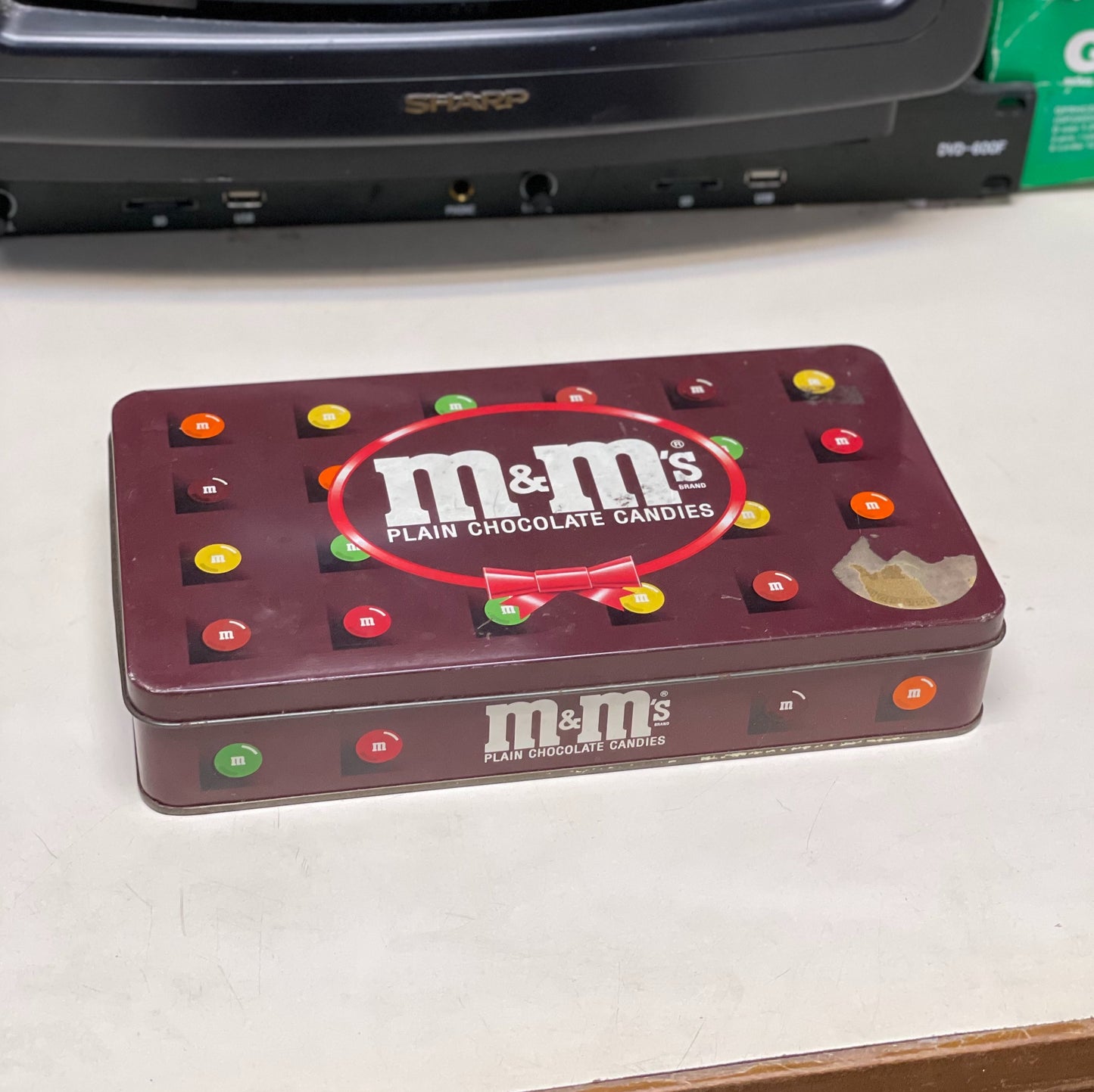 90年代港版M&M鐵盒