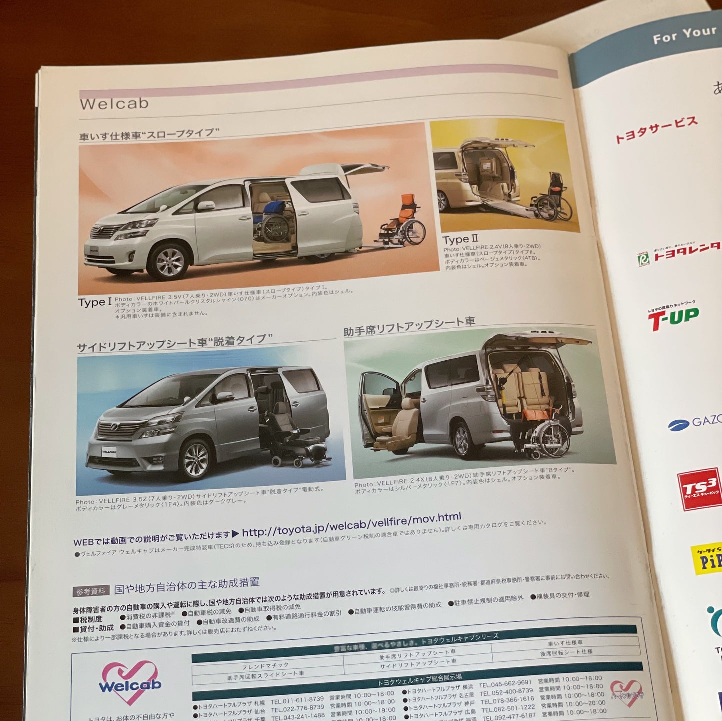 Toyota Vellfire 日本版Catalog