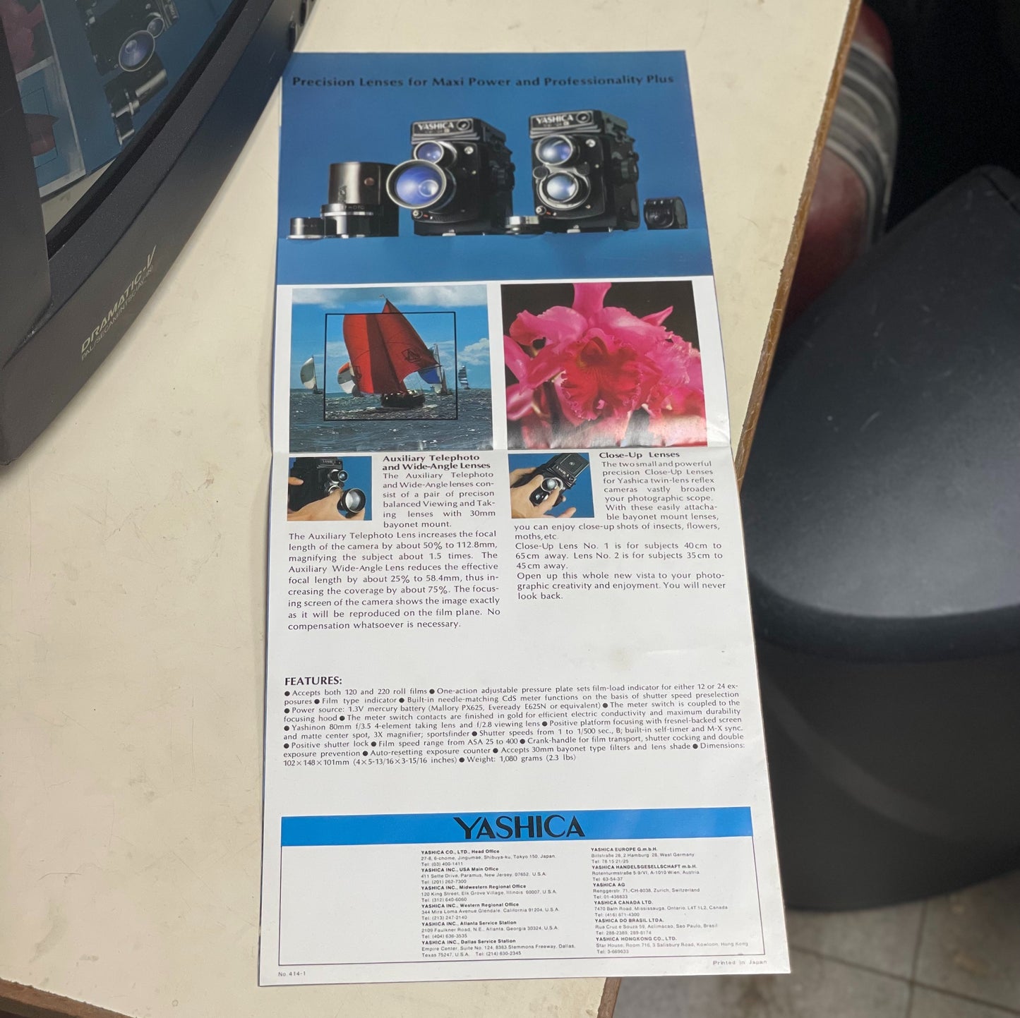 YASHICA MAT-124G Catalog