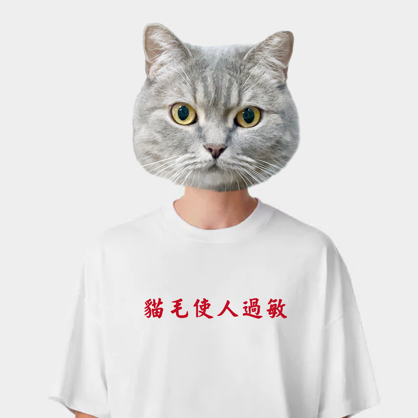 【訂製產品】貓奴的自我修養Tee