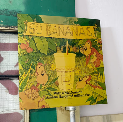 90年代英國麥當奴 燈箱膠片