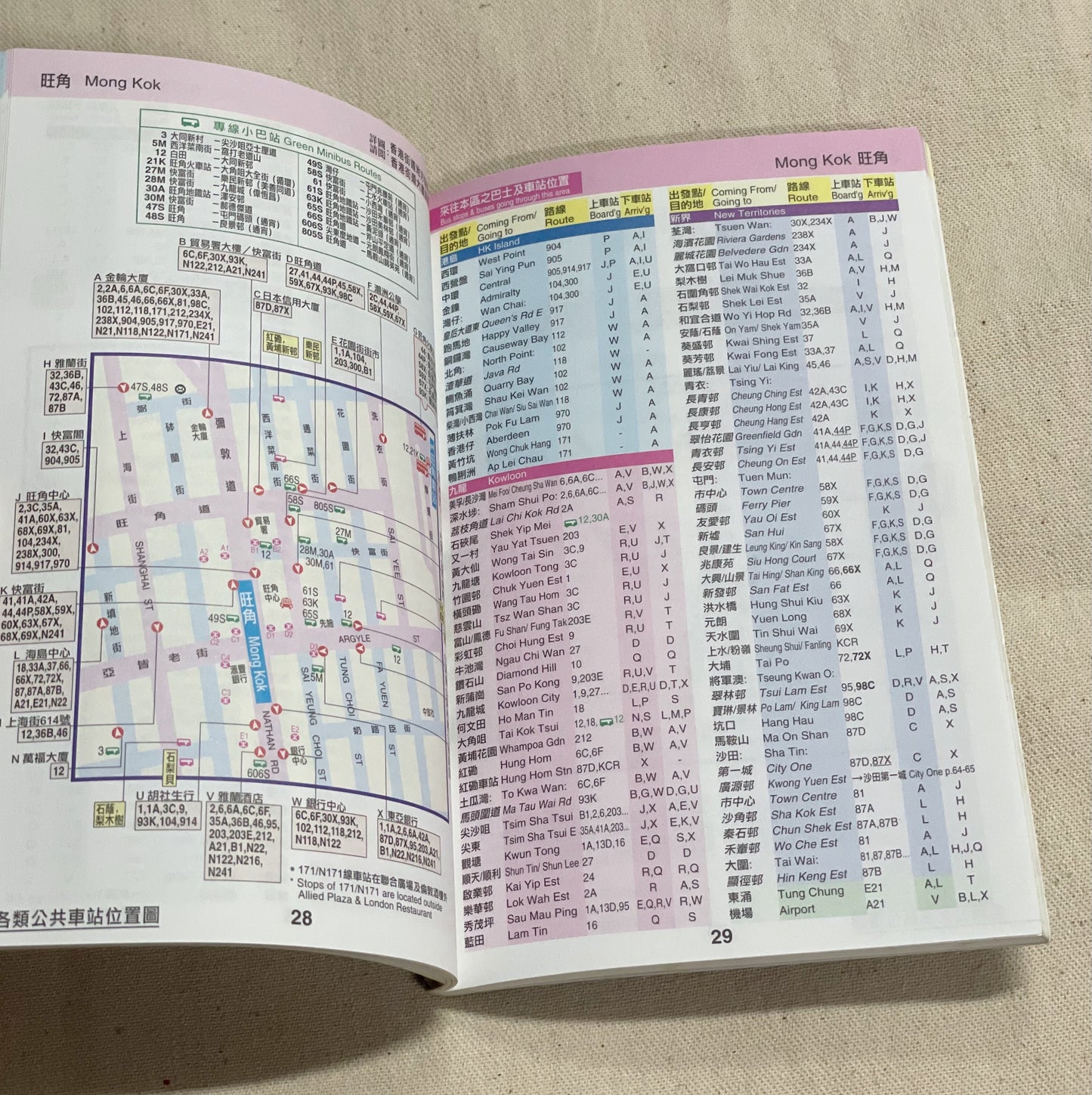 通用1998年 簡便乘車手冊