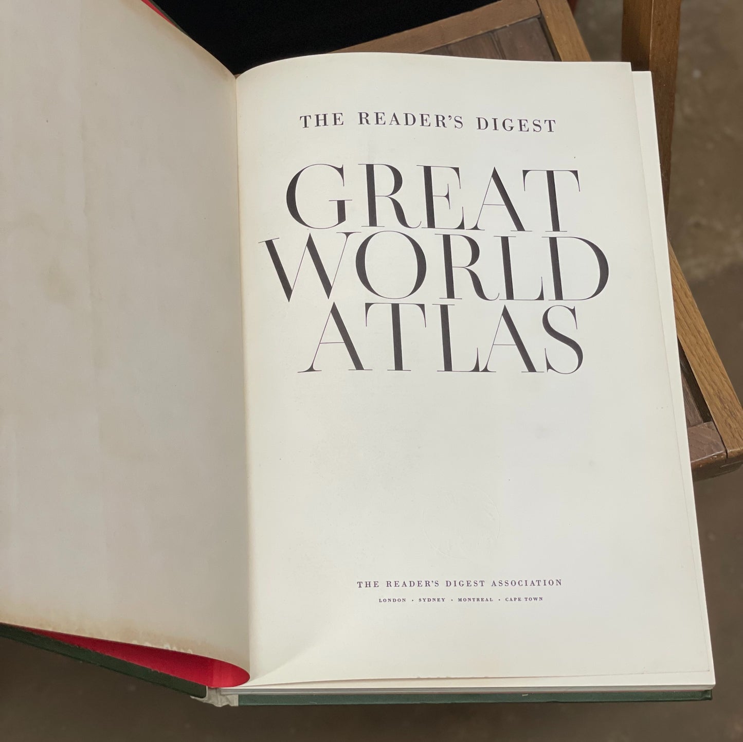 70年代 Reader's Digest Great World Atlas