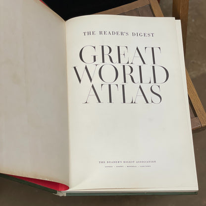 70年代 Reader's Digest Great World Atlas