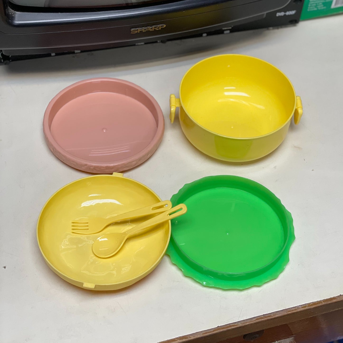 漢堡包形 餐盒