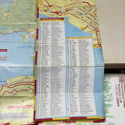 1986年九巴路線圖